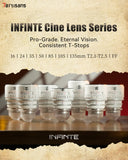 7artisans Infinite 35mm T2.1 Full frame Cine Lens Consistent T-stops for PL mount / Canon EF mount