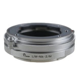 Leica M mount L/M lens to Nikon Z mount adapter macro focusing helicoid Vintage type - Z5 Z6 II Z7 Z50 Z fc