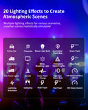 LUXCEO P20RGB P20 RGB full color camera video LED light for DSLR mirrorless camera