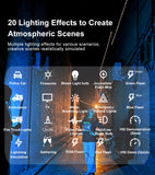 LUXCEO P300 RGB full color LED light fill light stick for DSLR mirrorless video camera