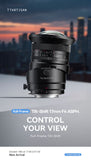 TTArtisan Tilt-shift 17mm F/4 Full Frame Camera Lens for mirrorless camera - Sony E Fuji GFX