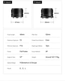TTArtisan AF 40mm F/2 Full Frame Prime Lens for mirrorless camera - Sony E Nikon Z