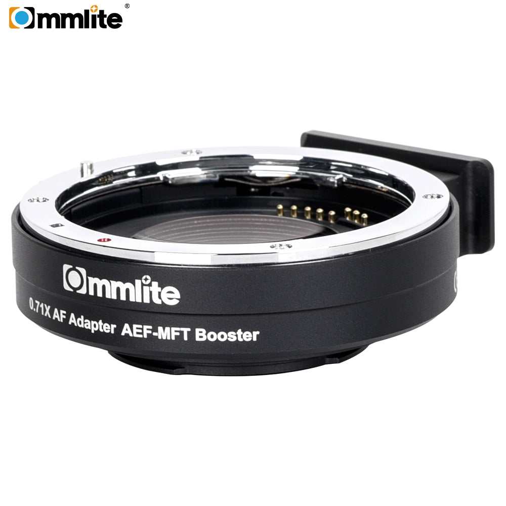 Commlite CM-AEF-MFT Booster 0.71x Auto Focus AF lens adapter for Canon EF  Lens to Micro 4/3 Adapter OM-D