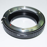 Macro AF confirm adapter for Nikon F lens to Sony Minolta Alpha A MA Mount - A58 A77 A99 II A580