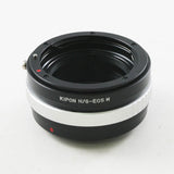 Kipon Nikon F Mount G lens to Canon EOS M EF-M mount mirrorless camera adapter - M2 M5 M6 M50 M100