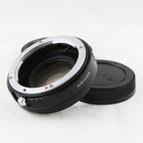 0.72x Focal Reducer Speed Booster Adapter for Nikon F mount G lens to Micro 4/3 MFT - Olympus OM-D Panasonic GX7 E-PL6