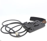 Portable V-mount battery adapter holder with 1.6m cable for Sony PDW-850 camcorder - Nanlite Godox Aputure studio video light