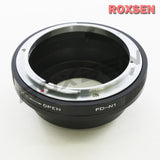 FD mount lens to Nikon 1 mount adapter - J1 J2 V1 V2 V3 J3 J4 J5 S1