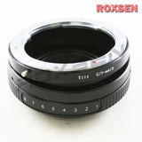 Tilt Lens Adapter for Contax Yashica C/Y lens to Micro 4/3 mount camera - M43 Olympus OM-D Panasonic GH5