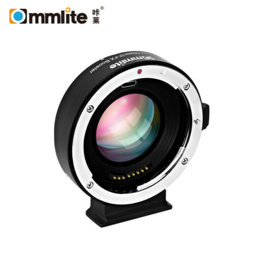 Commlite CM-EF-FX Booster 0.71x Auto Focus AF lens adapter for