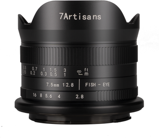 7artisans II manual fisheye lens for APS-C mirrorless